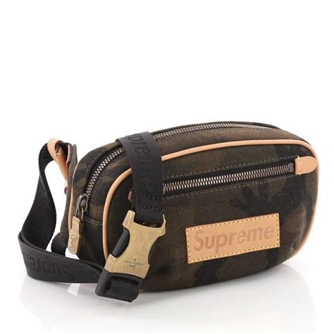 louis vuitton x supreme bumbag monogram camo retail|louis vuitton bumbag 2020.